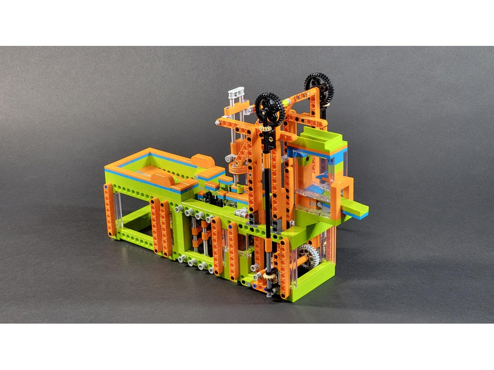 LEGO MOC-182156 Lime/Orange Rat Stamper Lego GBC Module by jjsherm2 ...