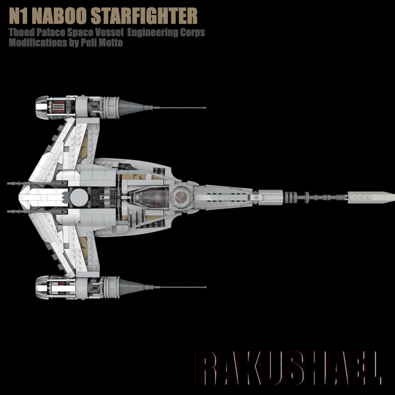 LEGO MOC UCS Mandalorian N1 Starfighter by Rakushael Rebrickable