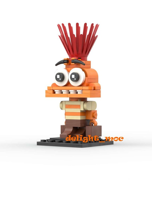 LEGO MOC Anxiety (Inside Out 2) by delight_moc Rebrickable Build