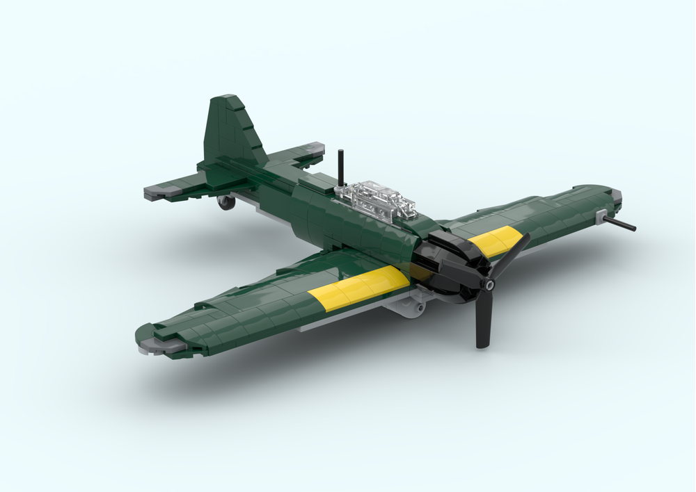 LEGO MOC Mitsubishi A6M3 Zero 22 - darker livery 1:35 by Soiij ...