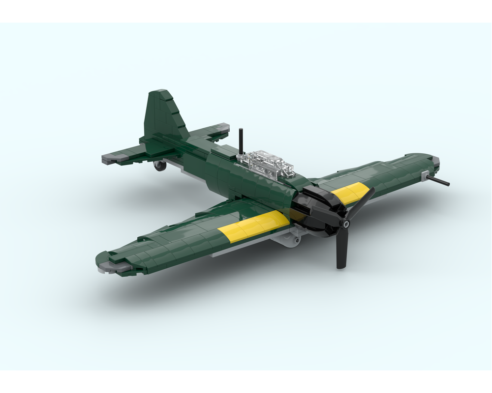 LEGO MOC Mitsubishi A6M3 Zero 22 - darker livery 1:35 by Soiij ...