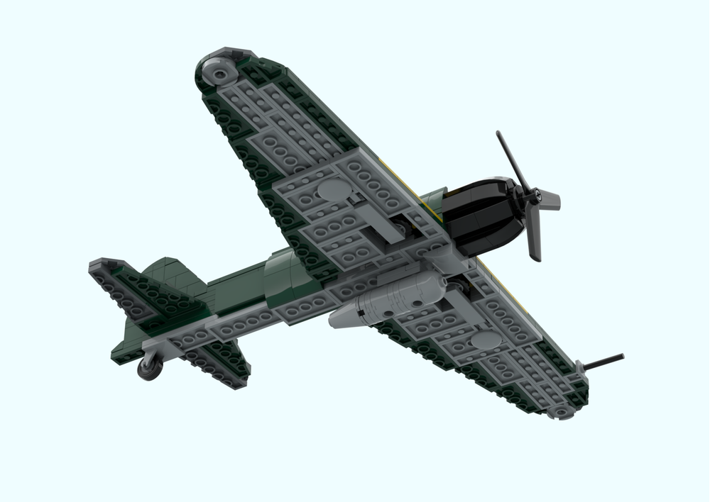 LEGO MOC Mitsubishi A6M3 Zero 22 - darker livery 1:35 by Soiij ...