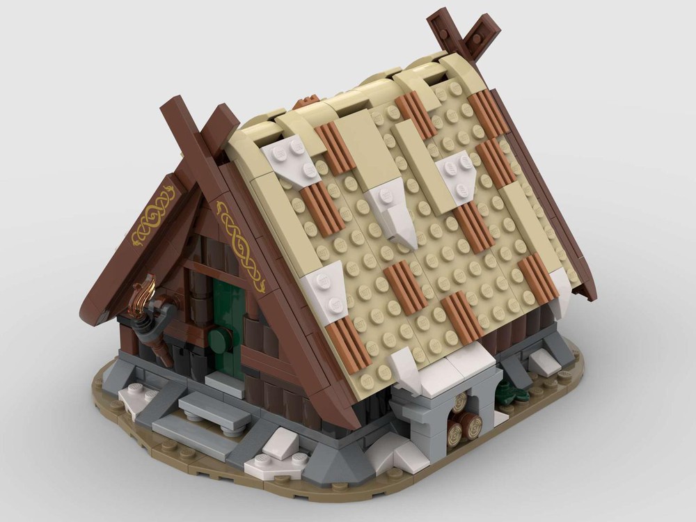 LEGO MOC Viking Small Hut by McGreedy | Rebrickable - Build with LEGO