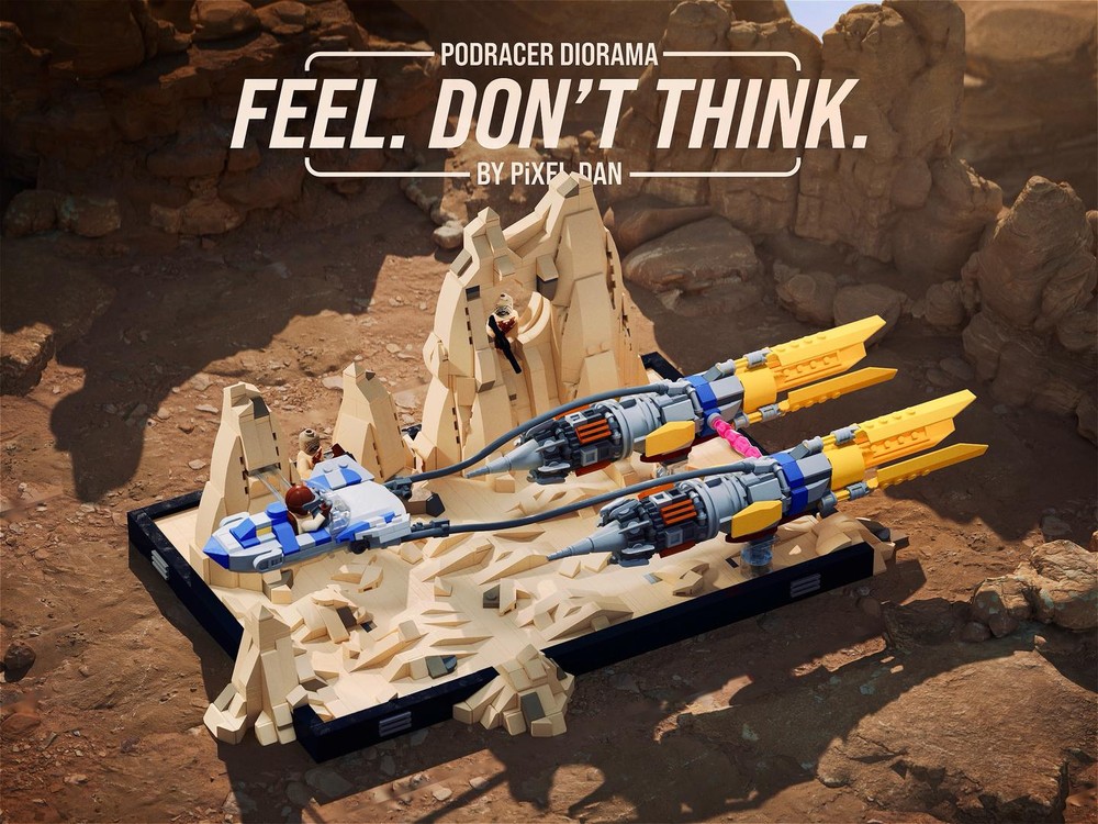 LEGO MOC PiXEL-DANs FEEL. DON'T THINK. A POD RACER DIORAMA. by PiXEL ...
