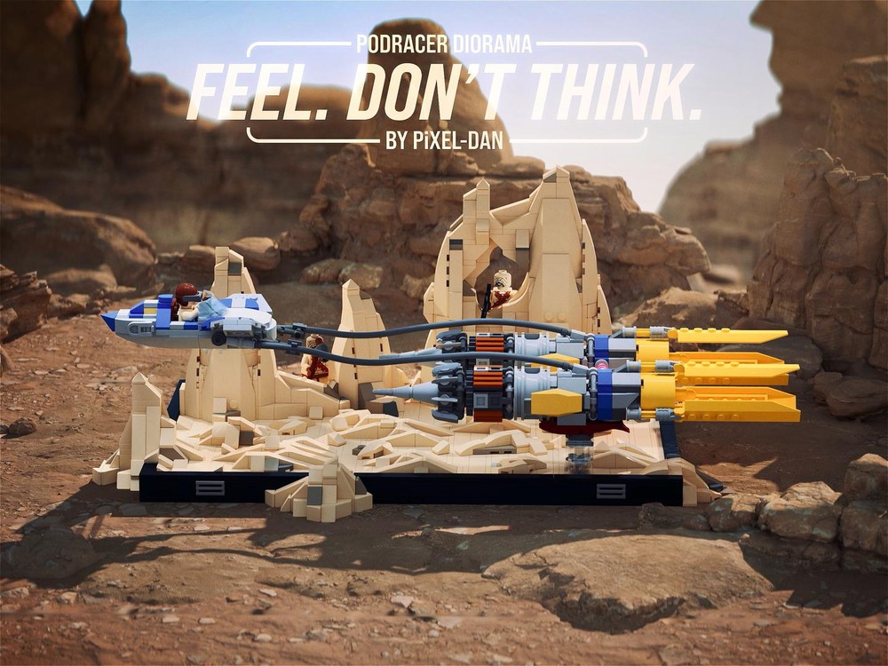 LEGO MOC PiXEL-DANs FEEL. DON'T THINK. A POD RACER DIORAMA. by PiXEL ...