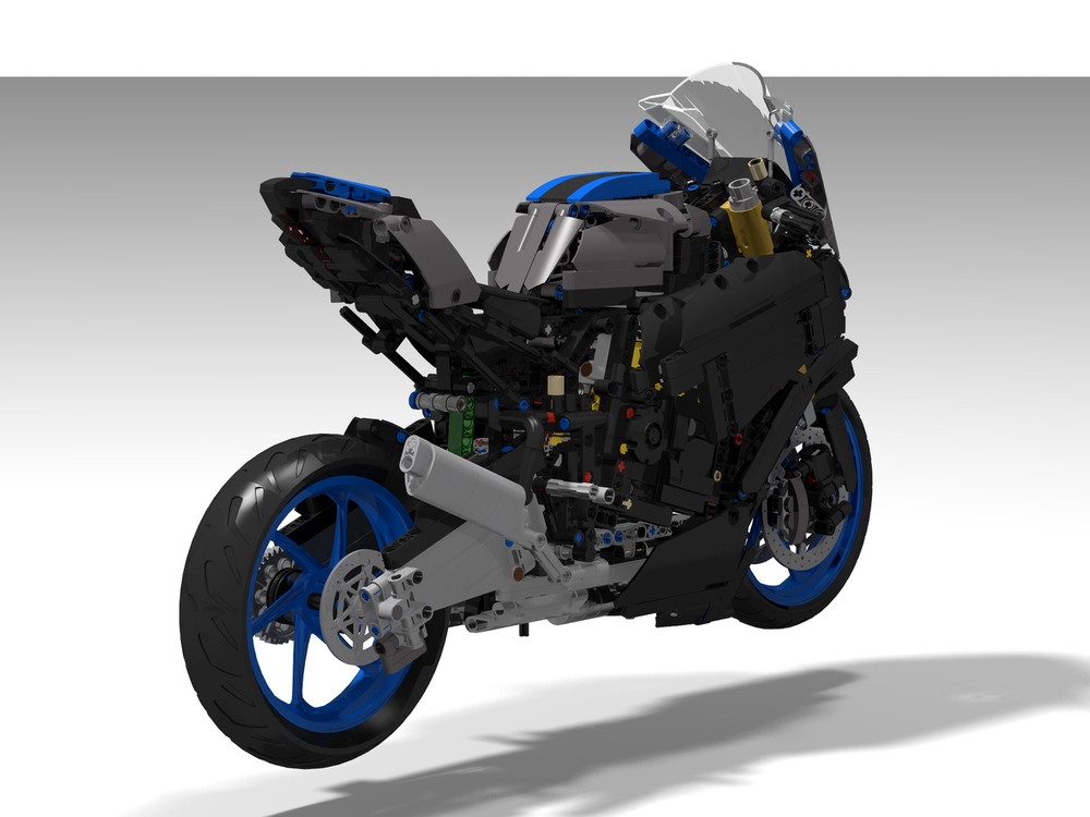 LEGO MOC-182303 YAMAHA R1 1:5 by MOC NEMOOZ | Rebrickable - Build with LEGO