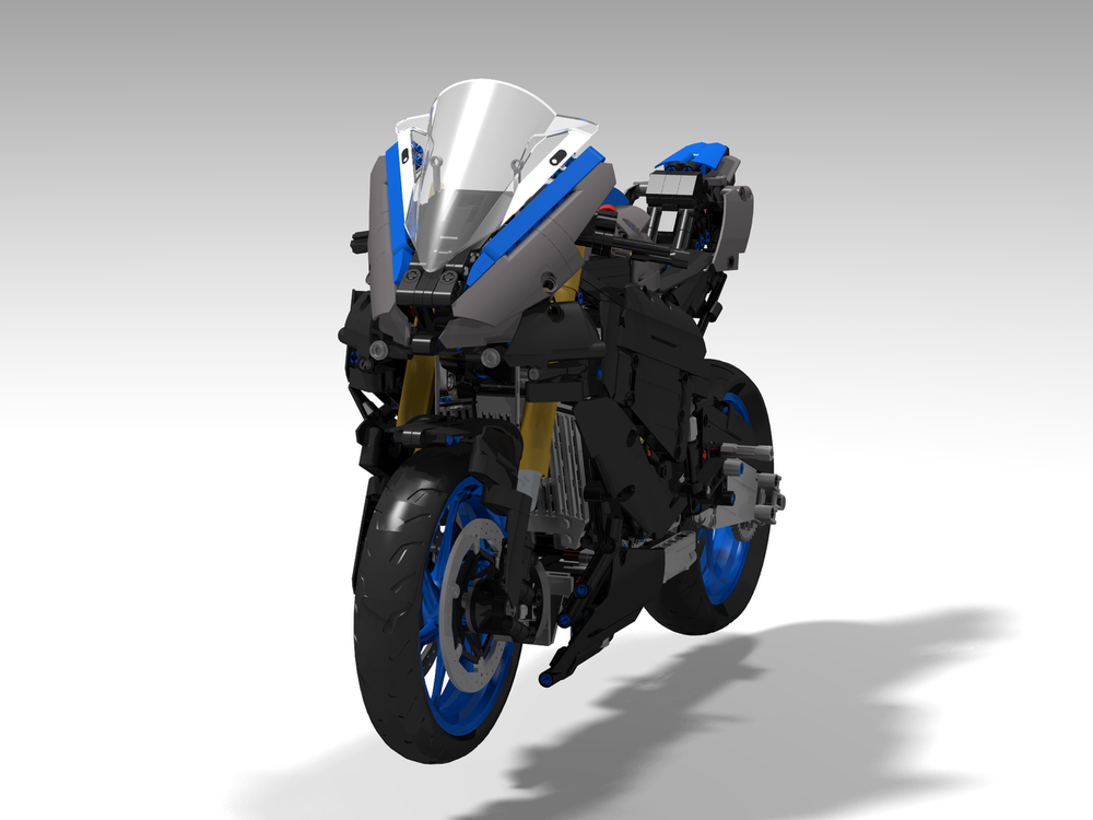 LEGO MOC-182303 YAMAHA R1 1:5 by MOC NEMOOZ | Rebrickable - Build with LEGO