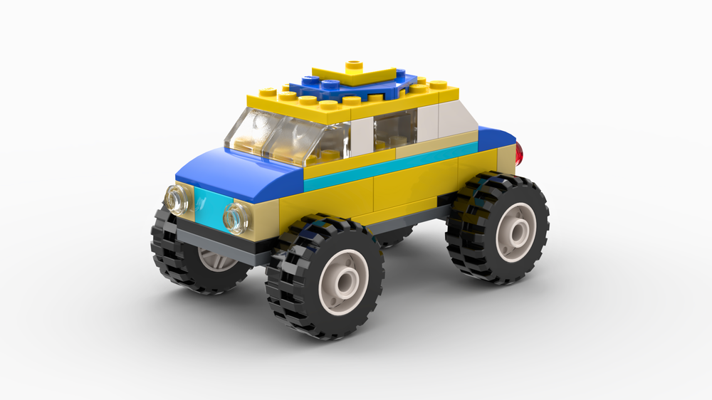 LEGO MOC 10715 Monster car by Lenarex | Rebrickable - Build with LEGO