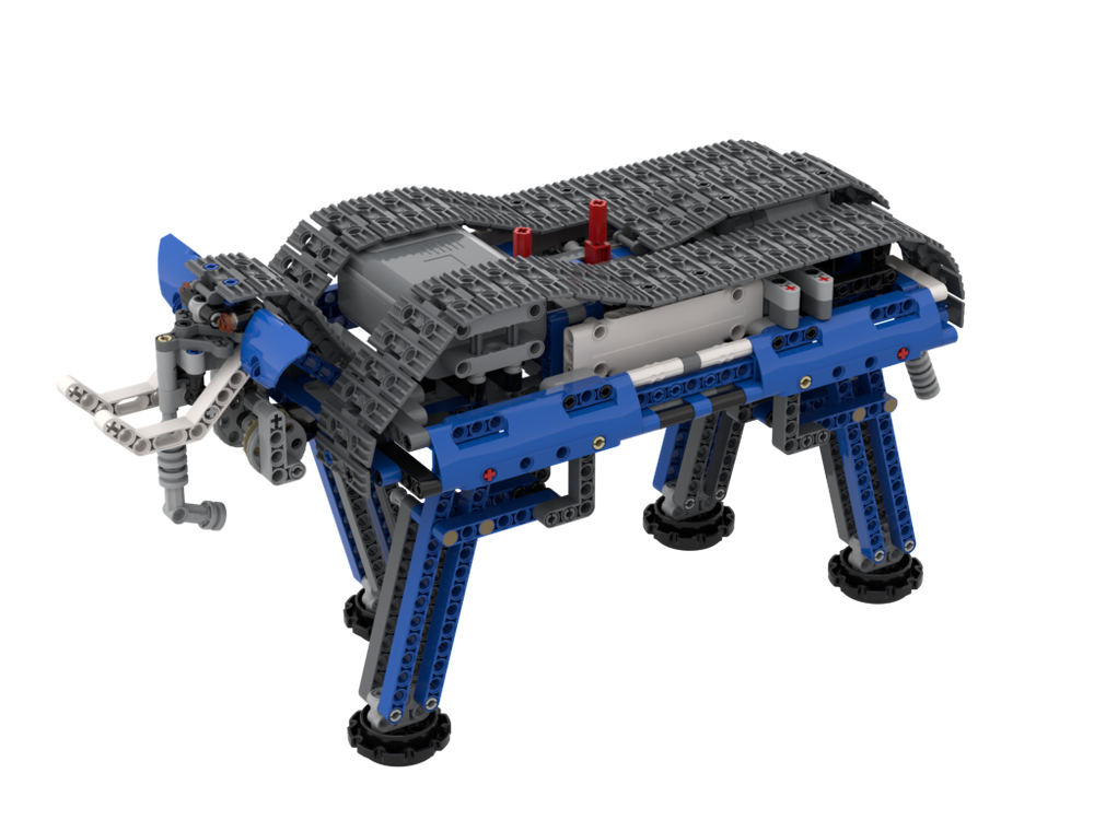 LEGO MOC 2-Speed Walker (Mammoth) made from 42042 Crane by ...