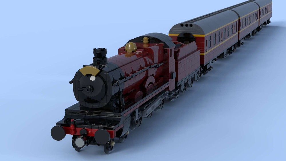LEGO MOC Magic Express 8 wide by C0NN3RY Rebrickable Build with LEGO