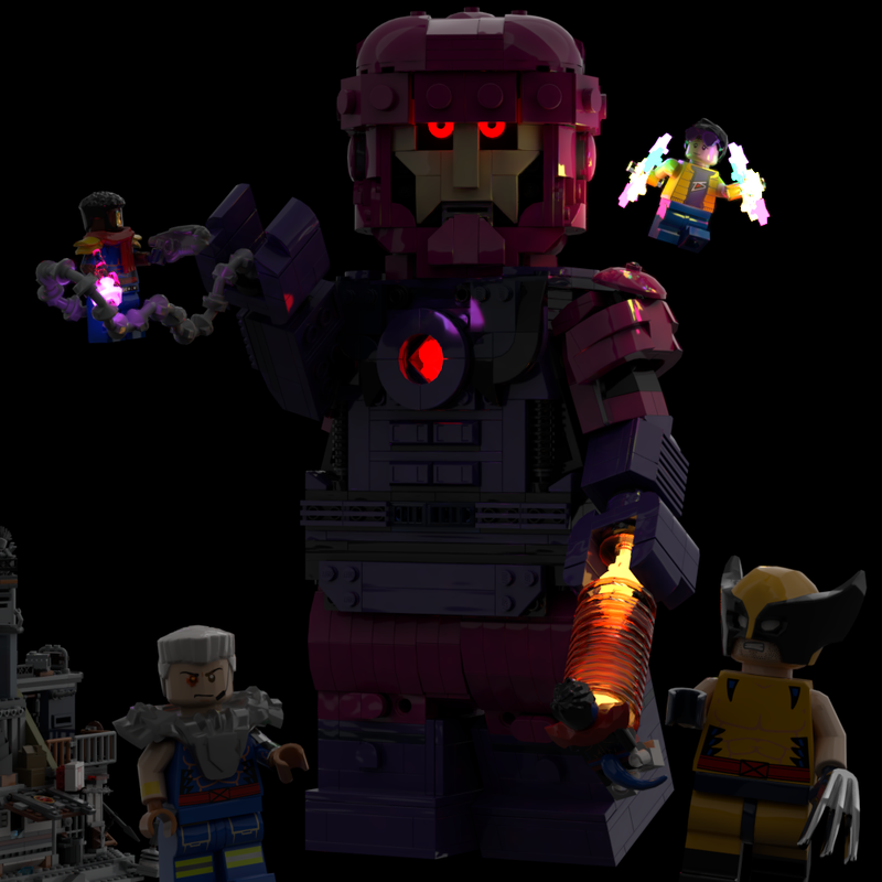 LEGO MOC Sentinel from X-Men - Up-Scaled Minifigure Modification by ...