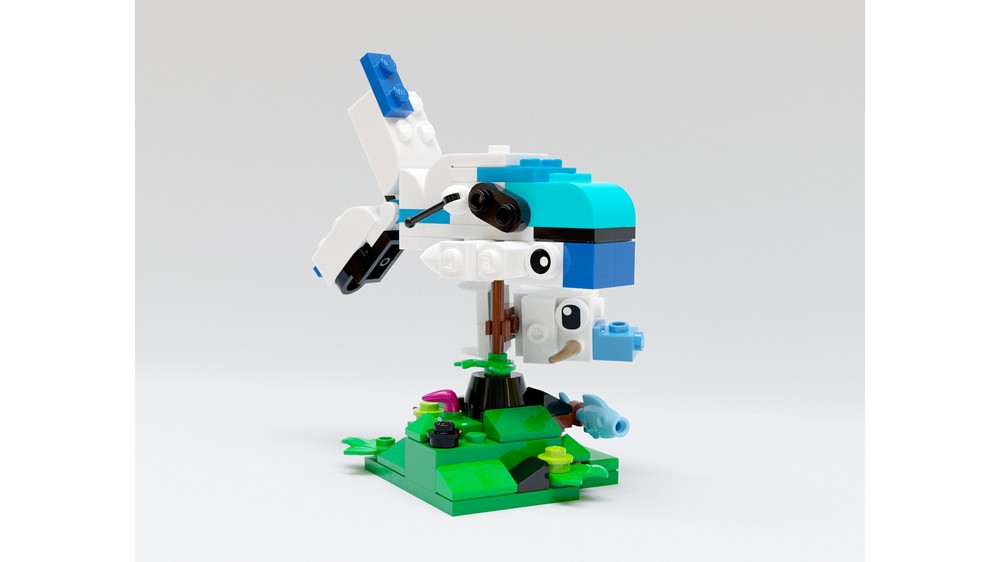 LEGO MOC Three Blue Fishes by WoodenBoxProjects | Rebrickable - Build ...
