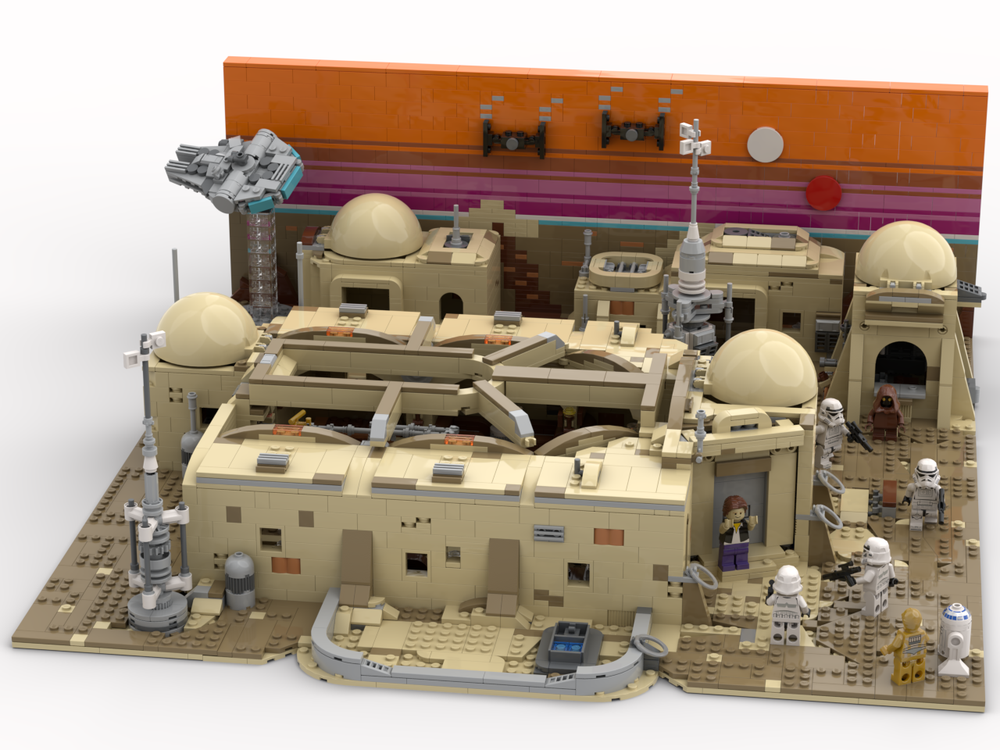 LEGO MOC Tatooine Sky by Darksidedaddyvader | Rebrickable - Build with LEGO