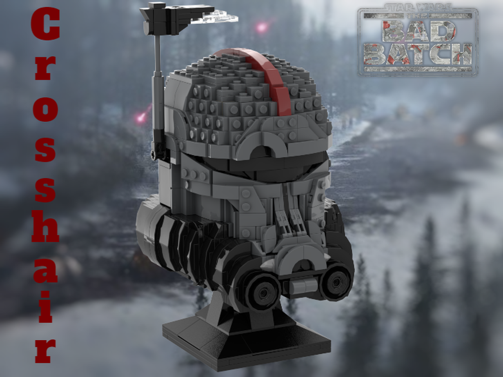 LEGO MOC Crosshair Helmet by Ant0noo | Rebrickable - Build with LEGO