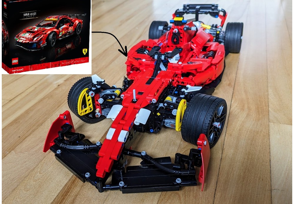 LEGO MOC SF-23 Ferrari F1 Alternate for LEGO 42125 by