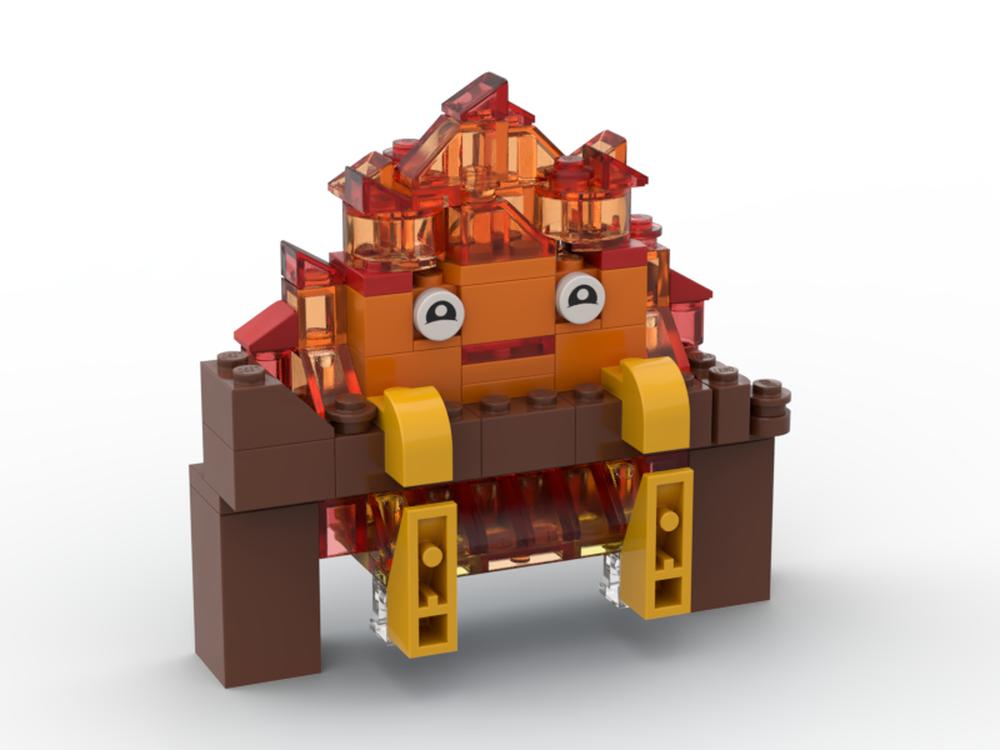 LEGO MOC Calcifer the fire (Howl's moving castle) by microbe_jc ...