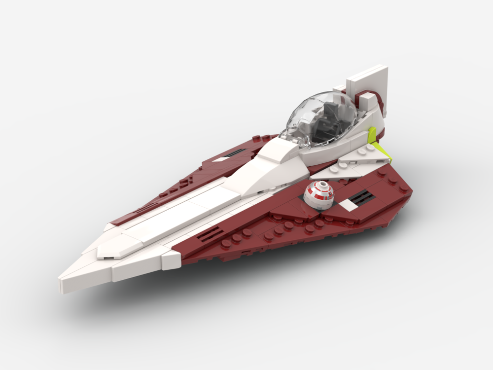 LEGO MOC-182469 Obi Wan's Delta 7 Aethersprite (75333 Mod) by