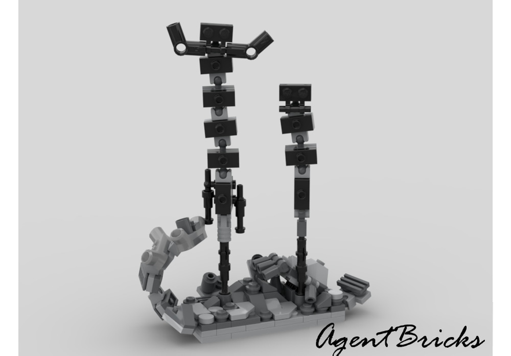 LEGO MOC Robot display by AgentBricks | Rebrickable - Build with LEGO