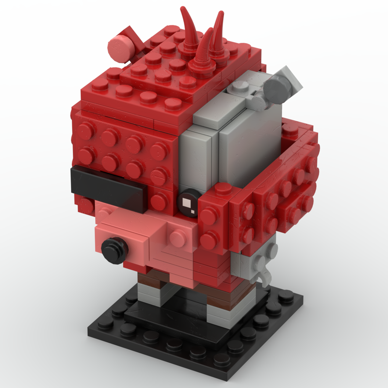 LEGO MOC FNaF 2 Withered Foxy by FNaF_nerd | Rebrickable - Build with LEGO