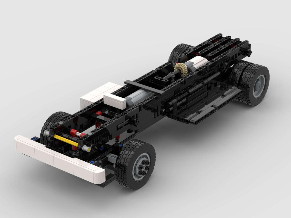 LEGO MOC ISUZU CAB AND CHASSIS by CheongBricks | Rebrickable - Build ...