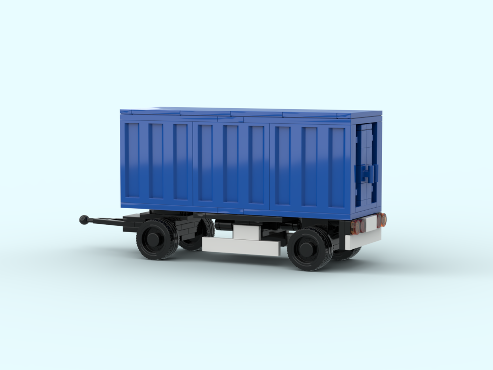 LEGO MOC-182532 THW Anhänger Containeraufbau Trailer with Container by ...