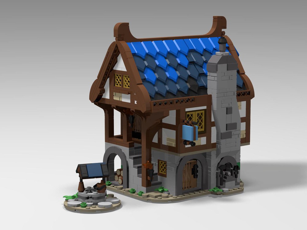 LEGO MOC Small scale model of Blacksmith (21325) by elvarim ...