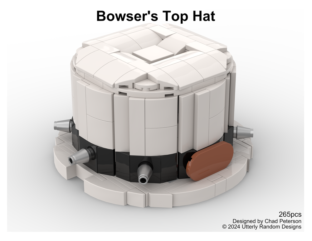 LEGO MOC The Mighty Bowser's Top Hat by PcFixItMan | Rebrickable ...