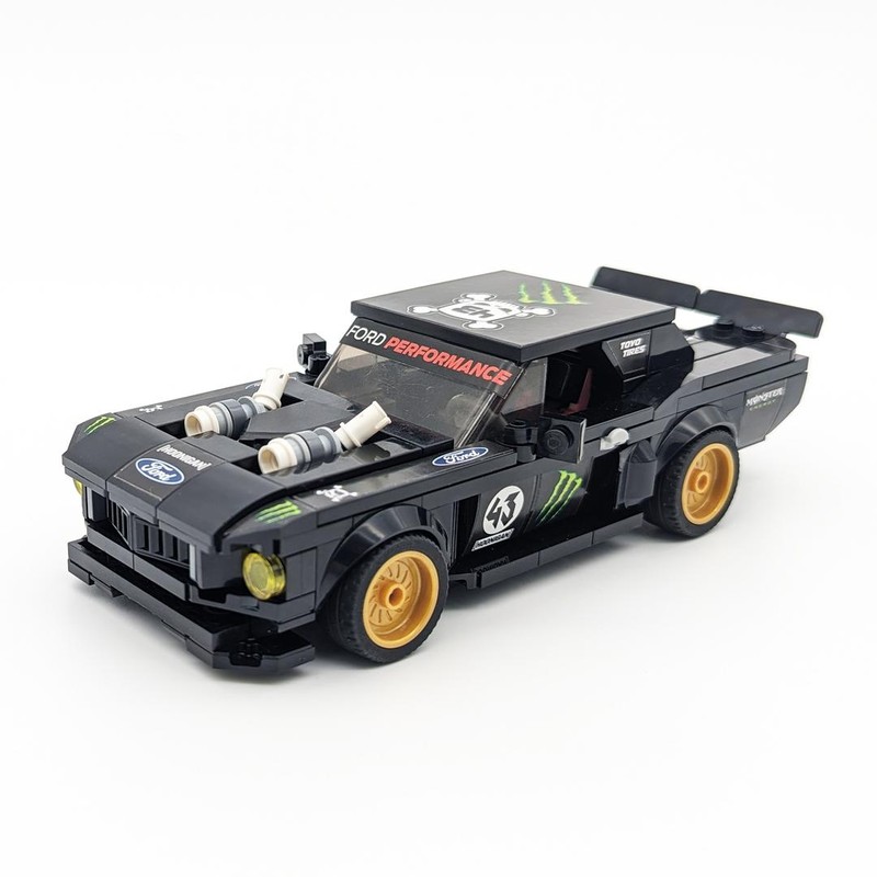 LEGO MOC Hoonicorn Mustang Speed Champion by curtydc Rebrickable