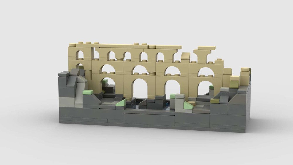 LEGO MOC Roman Aqueduct by Theodore Bricks | Rebrickable - Build with LEGO