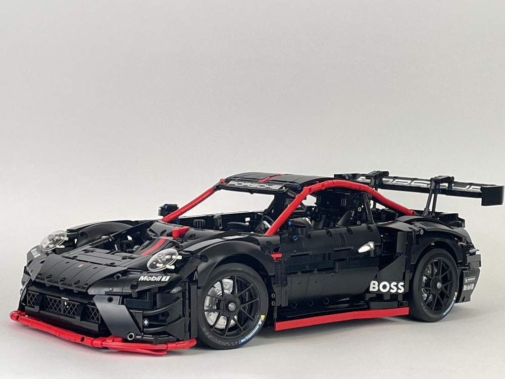 LEGO MOC Porsche 911 (992) GT3 R by Loxlego | Rebrickable - Build with LEGO