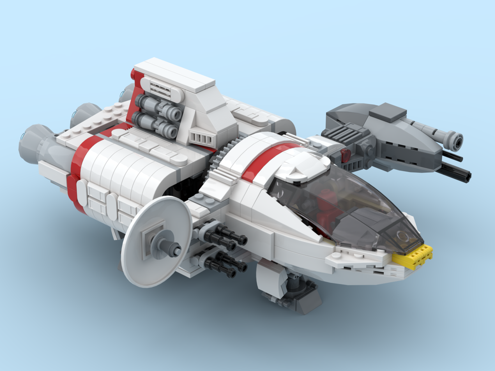 LEGO MOC Ugly T-6EF Starfighter Mod by tingdrason | Rebrickable - Build ...