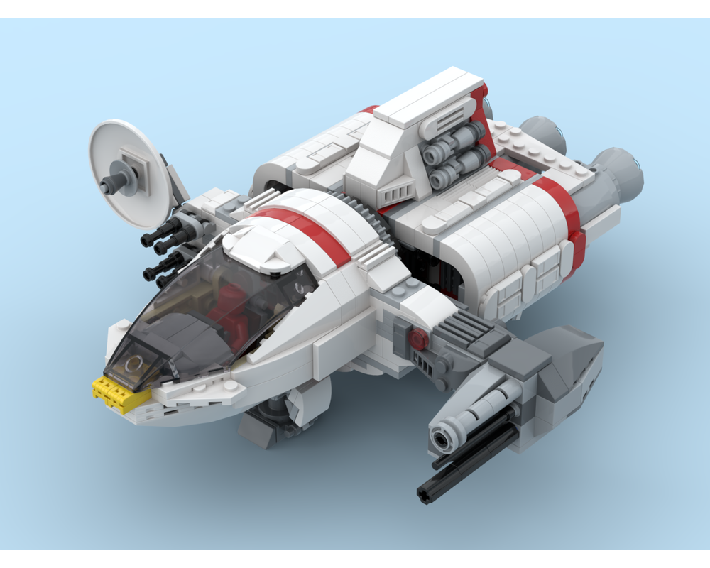 LEGO MOC Ugly T-6EF Starfighter Mod by tingdrason | Rebrickable - Build ...