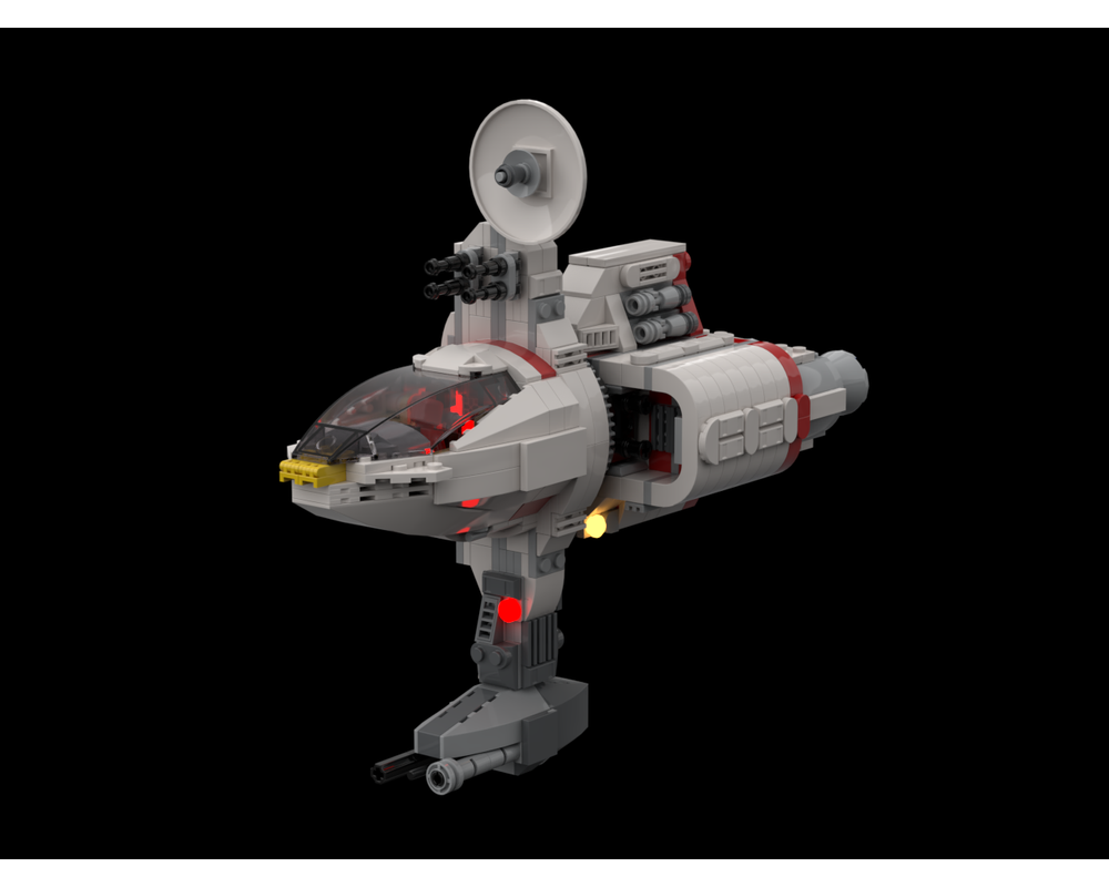 LEGO MOC Ugly T-6EF Starfighter Mod by tingdrason | Rebrickable - Build ...