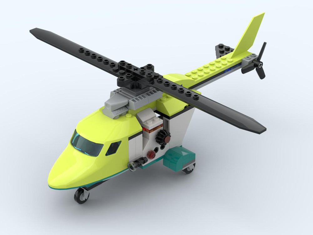 LEGO MOC 60343 Helicopter Winch by igrolabs | Rebrickable - Build with LEGO