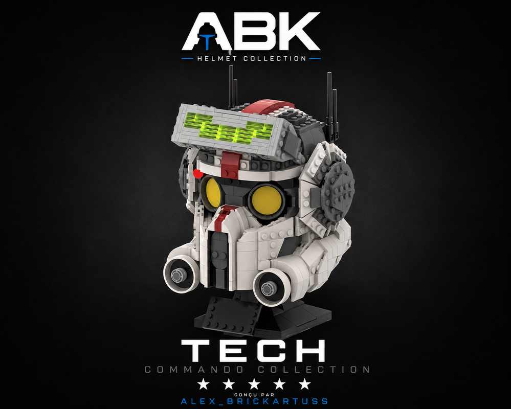 LEGO MOC-182645 Helmet Clone Commando Tech by Alex_BricKartuss ...