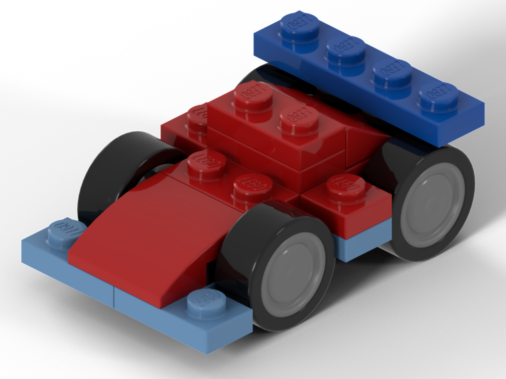 LEGO MOC Smallest drivable Formula 1 car (Ferrari Miami 2024) with