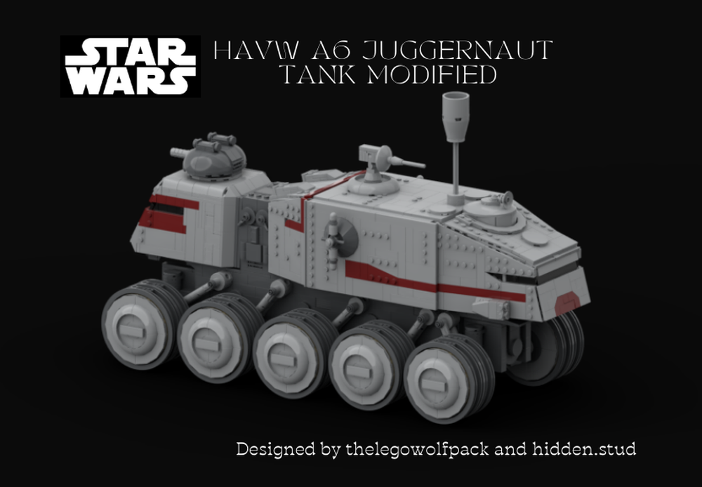 LEGO MOC Modified HAVw A6 juggernaut tank by thelegowolfpack ...