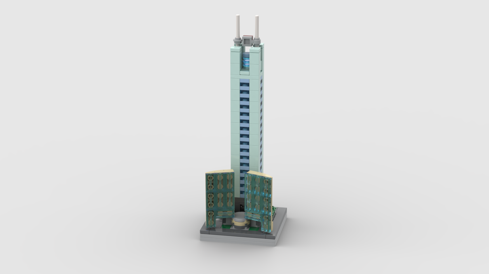 LEGO MOC-182709 Citic Plaza（2500:1） by bygasd | Rebrickable - Build ...