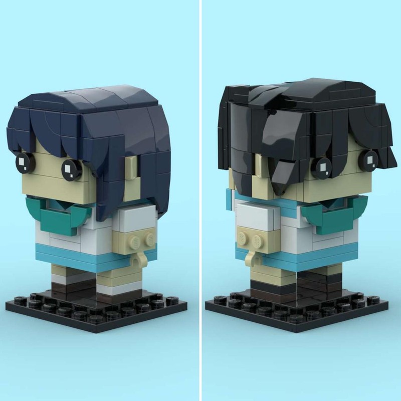 LEGO MOC Liz and the Blue Bird Brickheadz support version by Houdai ...