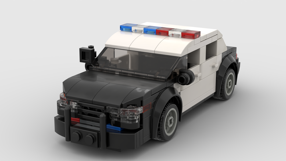 LEGO MOC Police Patrol Car by 蓝呱呱呱呱 | Rebrickable - Build with LEGO