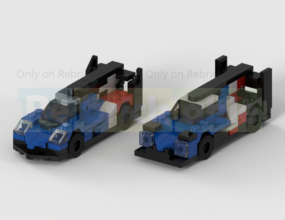 LEGO MOC Pair Of Alpine A424 & A480 LMDh Hypercar Racing Cars - Half ...