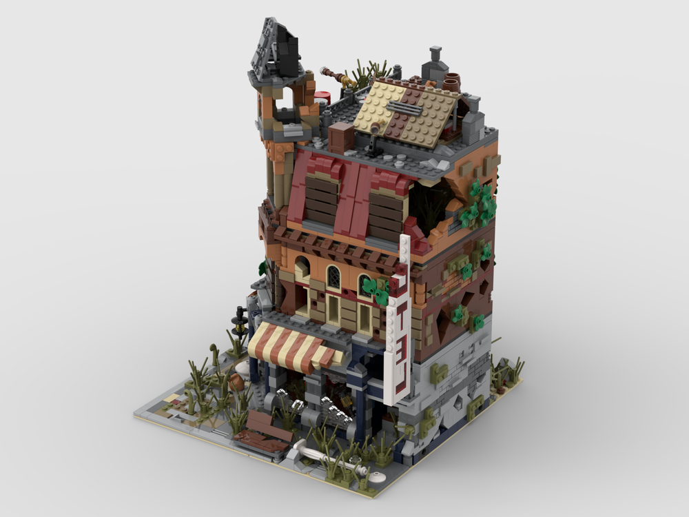 LEGO MOC lego set 10182 cafe corner apocalypse version by