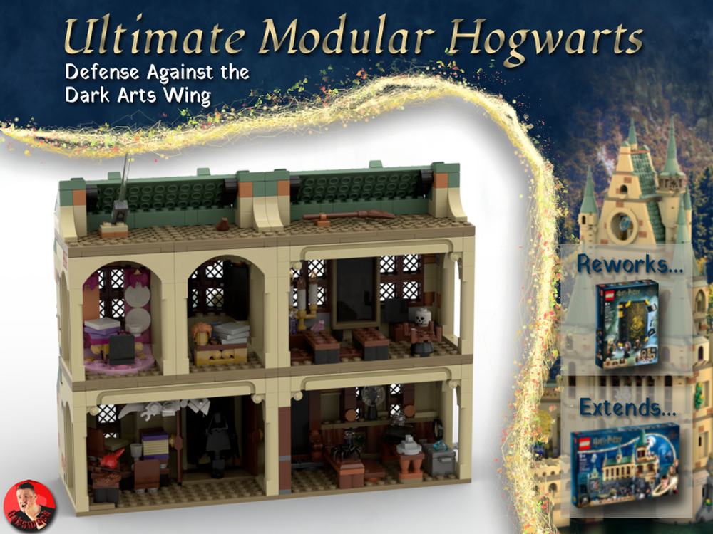 LEGO MOC-183089 HP Modular - Defense Against the Dark Arts Wing by