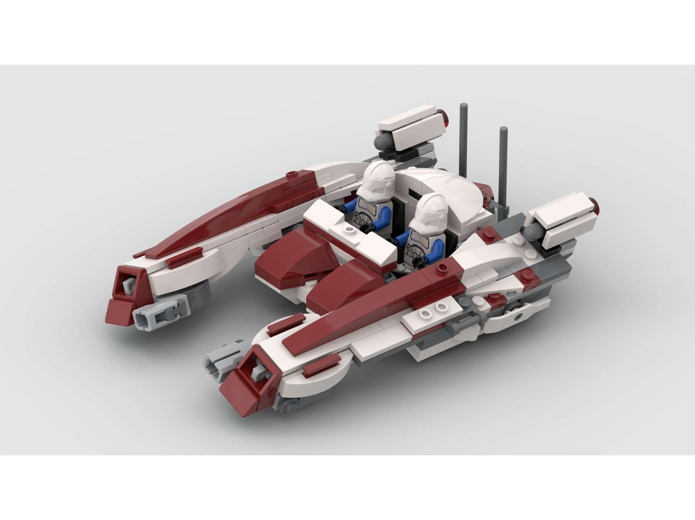 LEGO MOC Clone Scout Speeder - Alternate Build of 2 x 75378 BARC ...