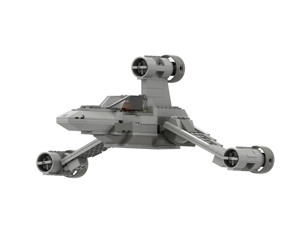 LEGO MOC Classic-Style R60 T-Wing Interceptor (with cylinder engines by ...