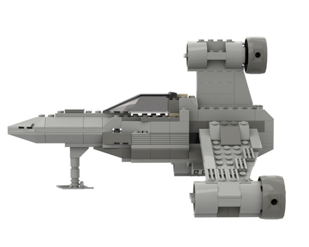 LEGO MOC Classic-Style R60 T-Wing Interceptor (with cylinder engines by ...