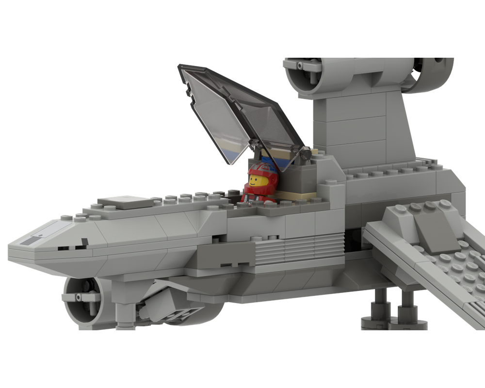 LEGO MOC Classic-Style R60 T-Wing Interceptor (with cylinder engines by ...