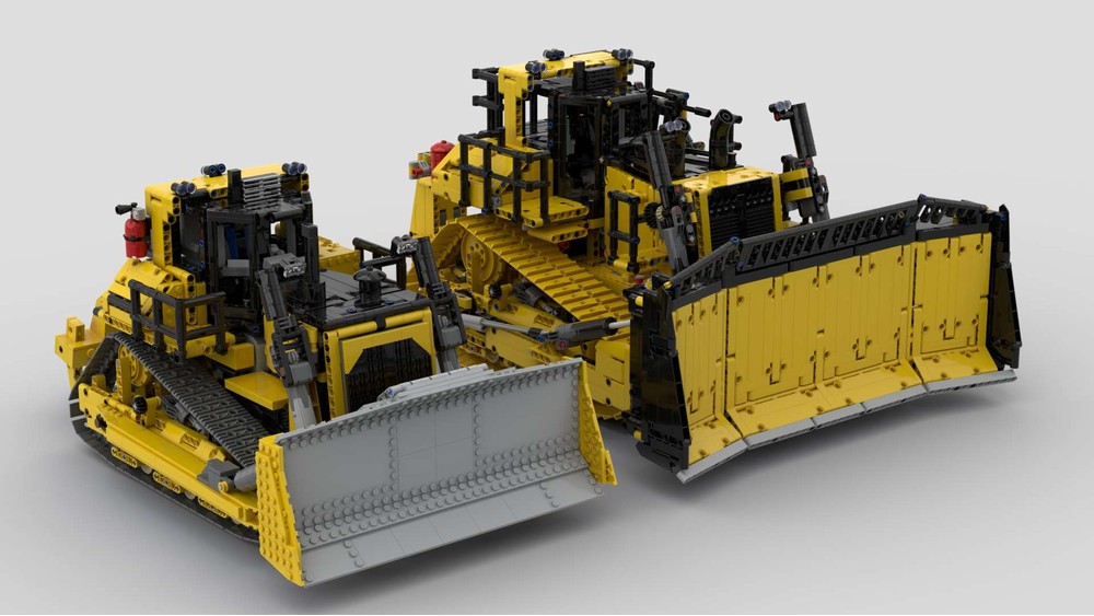 LEGO MOC Caterpillar D9 Bulldozer by BKu | Rebrickable - Build with LEGO