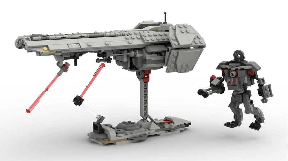 へデラヘリックス-2 LEGO MOC Helldivers Super Destroyer [Alternate Build 75322] by