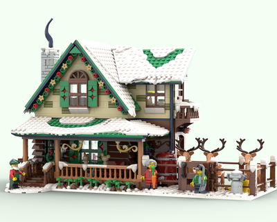Winter Village Reindeer Ranch